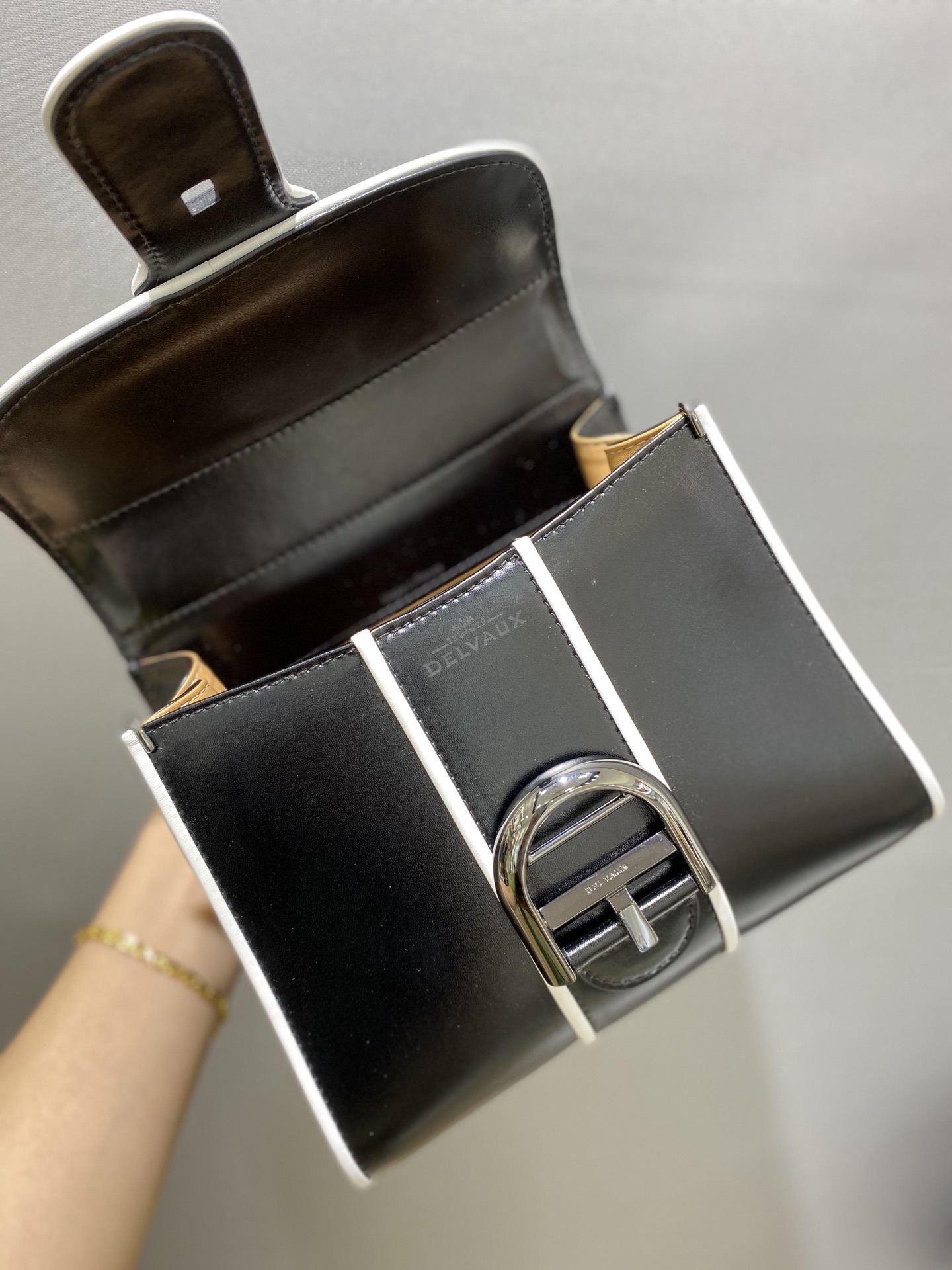 델보 브리앙 복스 토트백 미니